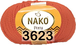 Пряжа Nako Peru 03623 табачный