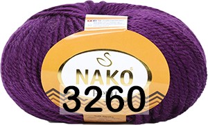 Пряжа Nako Peru 03260 фиолетовый