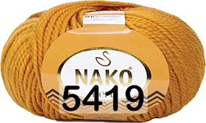 Пряжа Nako Peru 05419 СВ.ГРЯЗНО-ОРАНЖЕВЫЙ