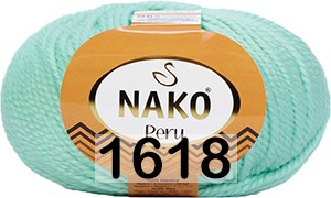 Пряжа Nako Peru 01618 св.мята
