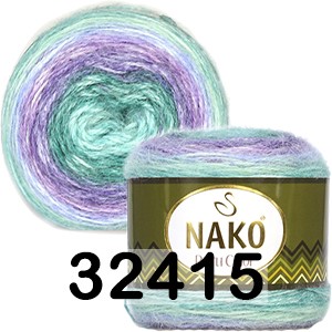 Пряжа Nako PERU COLOR 32415 сирен.изумруд.