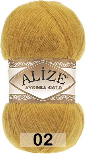Пряжа Alize Angora Gold 168 белая зима
