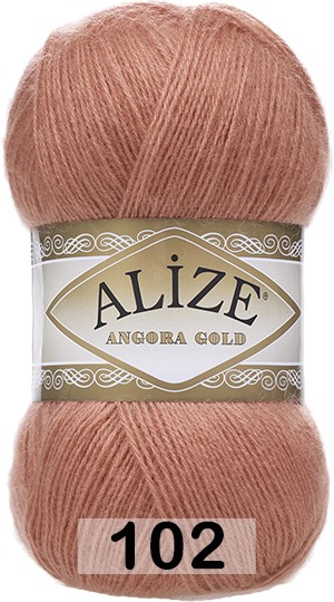 Пряжа Alize Angora Gold 102 сухая роза