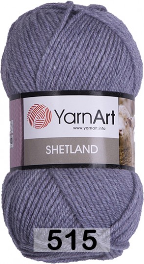 Пряжа YarnArt Shetland 515 серо-голуб. меланж