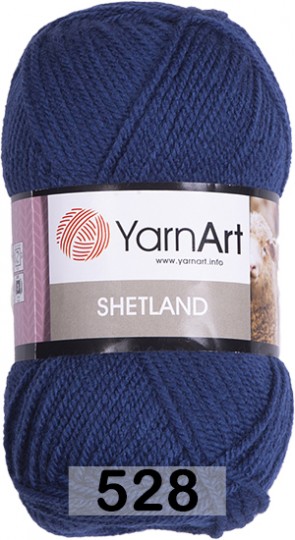 Пряжа YarnArt Shetland 528 синий