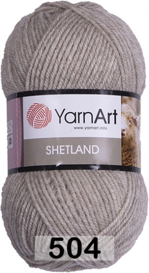 Пряжа YarnArt Shetland 504 св.бежевый