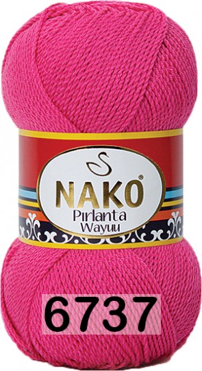 Пряжа Nako Pirlanta Wayuu 06737 фуксия