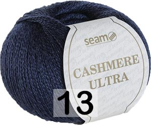 Пряжа Сеам Cashmere Ultra 13 т.синий