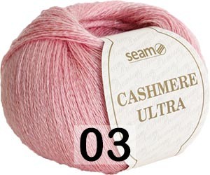 Пряжа Сеам Cashmere Ultra 03 РОЗОВЫЙ