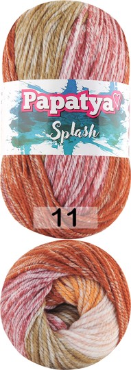 Пряжа Kamgarn SPLASH PAPATYA 11 