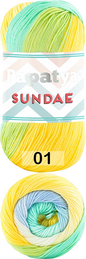 Пряжа Kamgarn Sundae Papatya