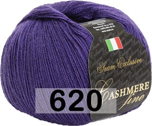 Пряжа Сеам Cashmere Fine 620 ФИОЛЕТОВЫЙ
