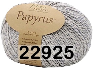 Пряжа Fibra Natura Papyrus 22925 серый