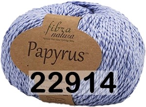 Пряжа Fibra Natura Papyrus 22914 голубой меланж
