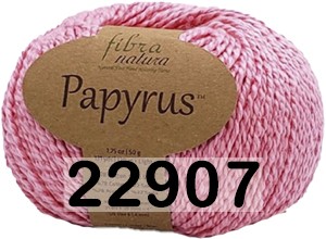 Пряжа Fibra Natura Papyrus 22907 яр.розовый