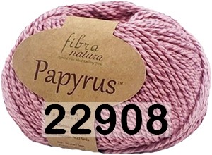 Пряжа Fibra Natura Papyrus 22908 т.розовый