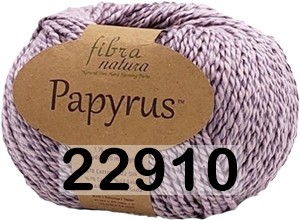 Пряжа Fibra Natura Papyrus 22910 сиренево-серый