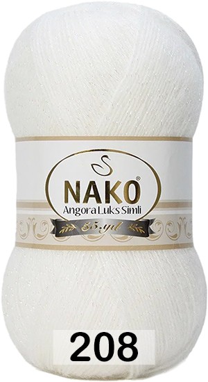 Пряжа Nako Angora Luks Simli