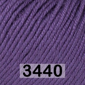 Пряжа Gazzal Baby Cotton 3440 фиолетовый