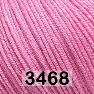 Пряжа Gazzal Baby Cotton 3468 розовый