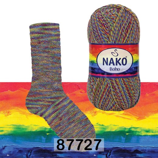 Пряжа Nako Boho Desen —