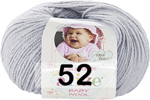 Пряжа Alize Baby Wool 52 талая вода