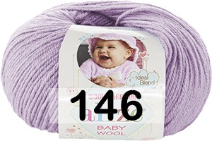 Пряжа Alize Baby Wool 146 лиловый