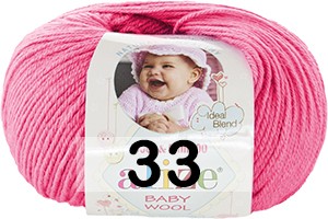 Пряжа Alize Baby Wool 33 т.розовый