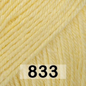 Пряжа Gazzal Baby Wool 833 светло-желтый