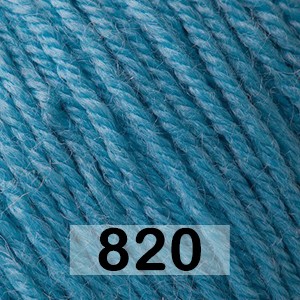 Пряжа Gazzal Baby Wool 820 голубой