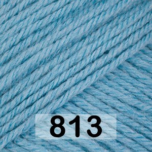 Пряжа Gazzal Baby Wool 813 светло-голубой