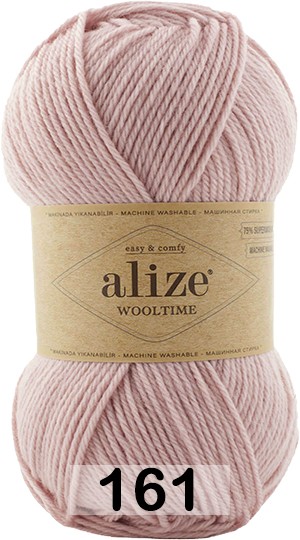 Пряжа Alize Wooltime 161 ПУДРА