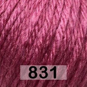Пряжа Gazzal Baby Wool XL 831xl темно-розовый