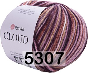 Пряжа YarnArt Cloud 5307 сиренево-коричневый