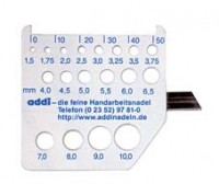 Измеритель спиц с ножом Addi