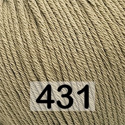 Пряжа Gazzal Organic Baby Cotton 431 СВ.ОЛИВКОВЫЙ