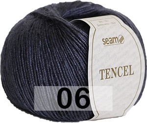 Пряжа Сеам Tencel 06 т.серый