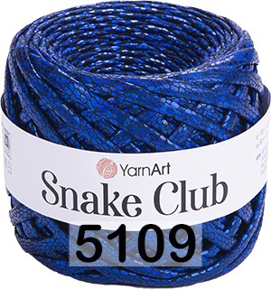 Пряжа YarnArt Snake Club 5109 электрик