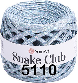 Пряжа YarnArt Snake Club 5110 голубой