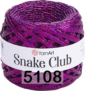 Пряжа YarnArt Snake Club 5108 фуксия