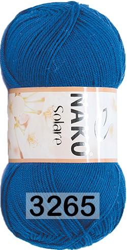 Пряжа Nako Solare 03265 СИНИЙ