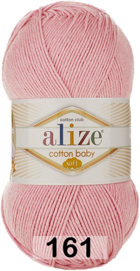 Пряжа Alize Cotton Baby Soft 161 пудра