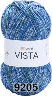 9205 СИНИЙ МЕЛАНЖ-ЗЕЛЕНЫЙ-КОРИЧНЕВЫЙ