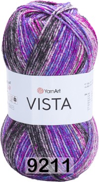 9211 СИРЕНЕВЫЙ МЕЛАНЖ-ЧЕРНЫЙ-СЕРЫЙ