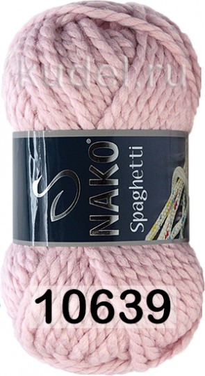 Пряжа Nako Spaghetti 10639 пудра