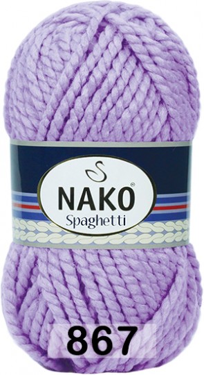 Пряжа Nako Spaghetti 00867 СИРЕНЕВЫЙ