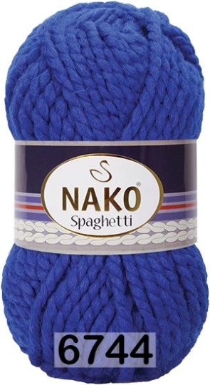 Пряжа Nako Spaghetti 06744 лазурь