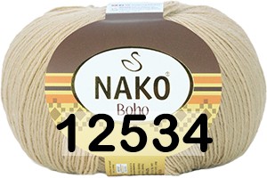 Пряжа Nako Boho Klasik 12534 натуральный