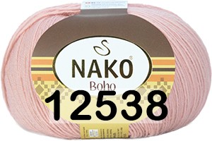 Пряжа Nako Boho Klasik 12538 св. розовый