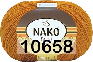 Пряжа Nako Boho Klasik 10658 Т.ЖЕЛТЫЙ